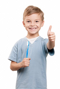 Kid with Thumbs Up